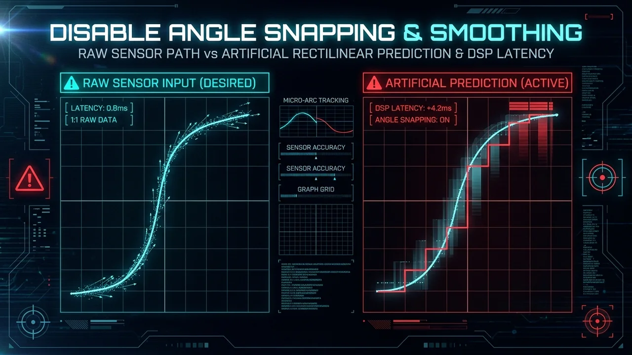 Why Angle Snapping, Motion Smoothing & Ripple Control Must Be Disabled in Mouse Firmware