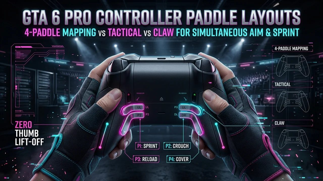 GTA 6 Controller Layout Engineering: 4 Back-Paddles vs. Tactical vs. Claw for Simultaneous Aim & Movement