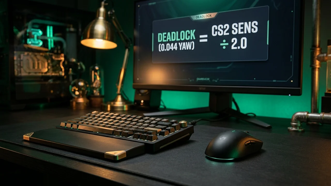 Deadlock Sensitivity Converter & Soul-Orb Flick Guide: Why Deadlock Uses 0.044 Yaw