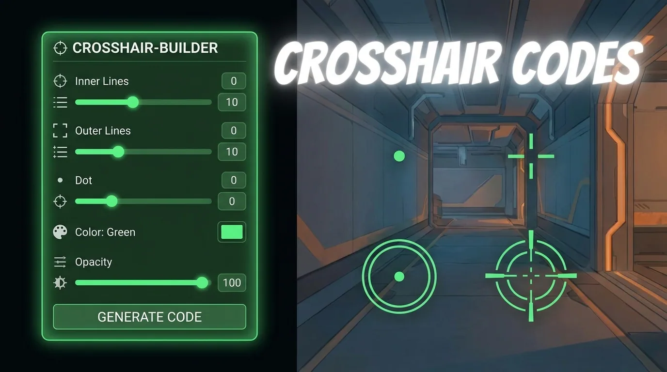 Best Valorant Crosshair Settings & Pro Codes
