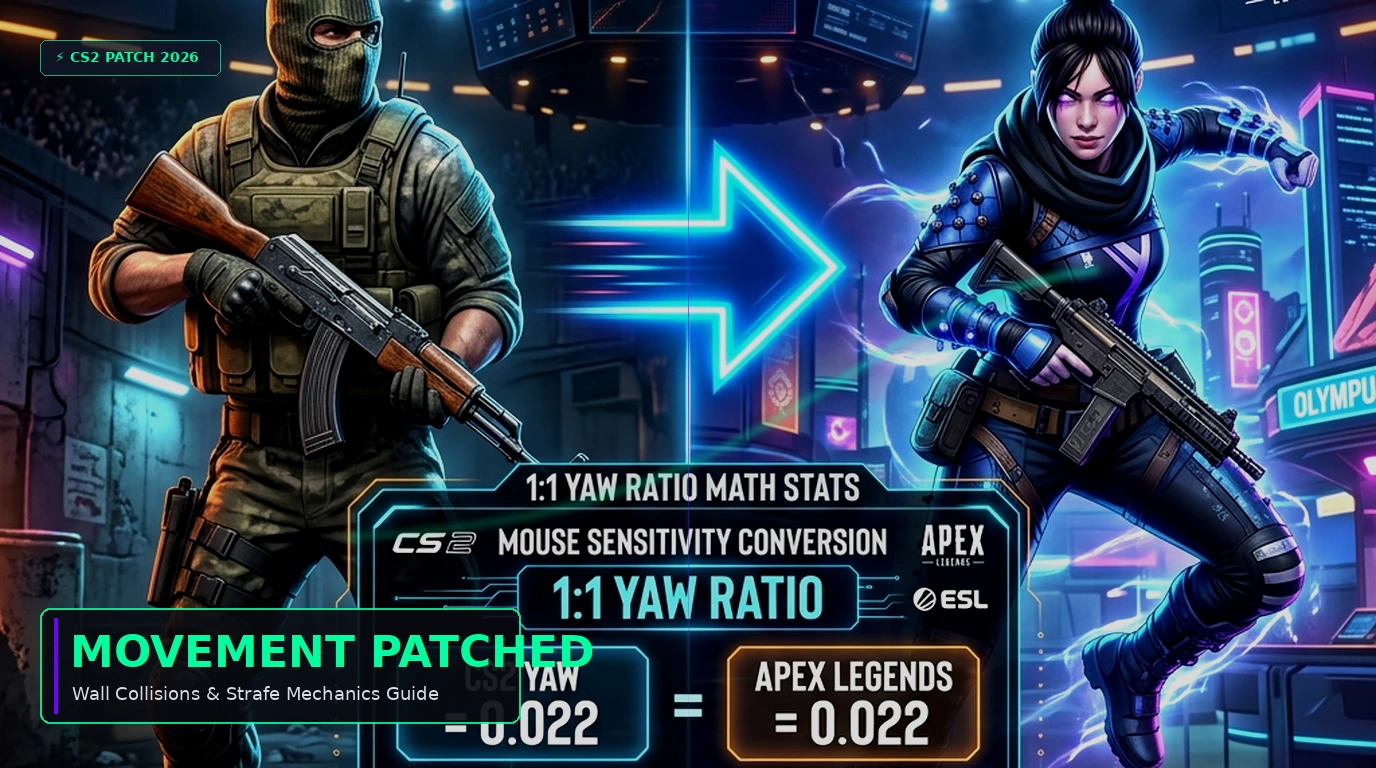 CS2's August 2026 Movement Patch Changed Wall Collisions — Here's What It Means for Your Strafes