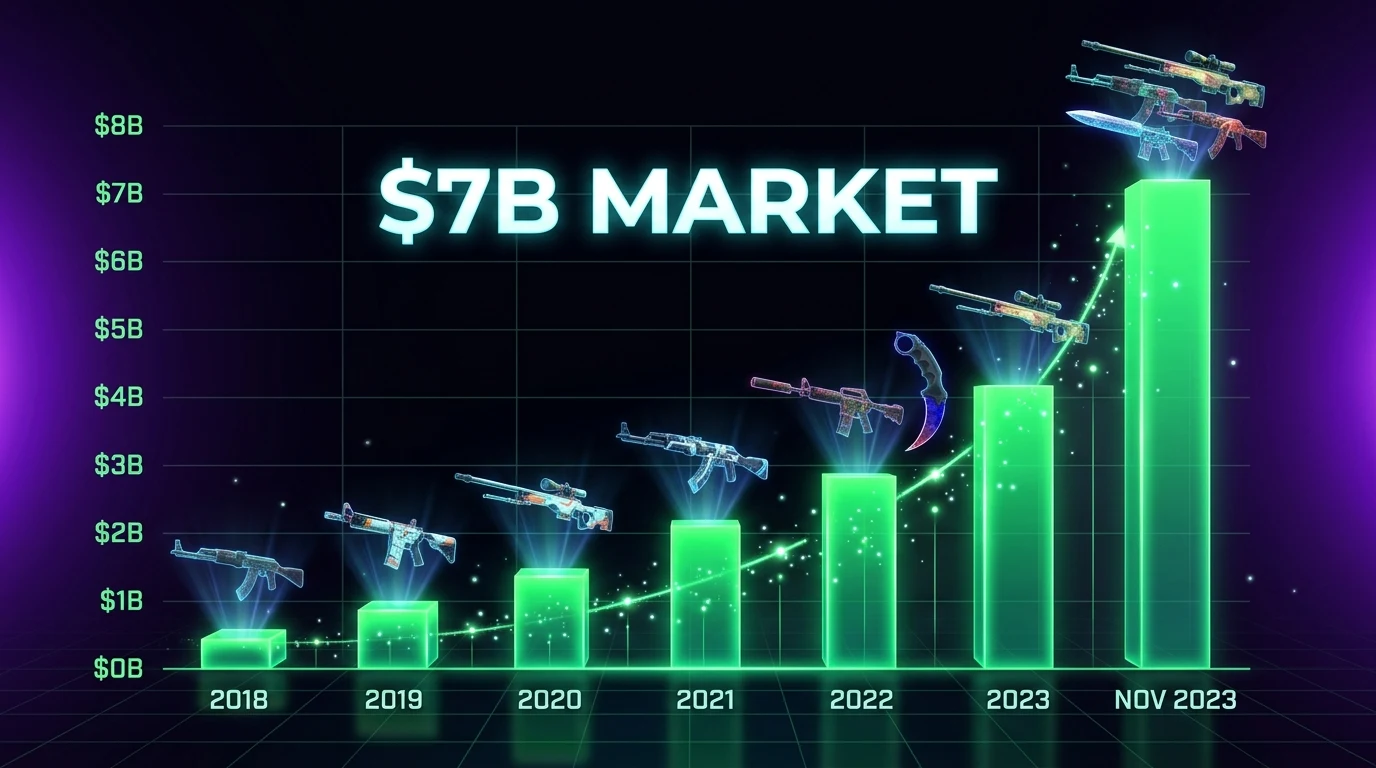 CS2's Skin Market Just Hit a $7 Billion All-Time High — What It Says About the Game's Health