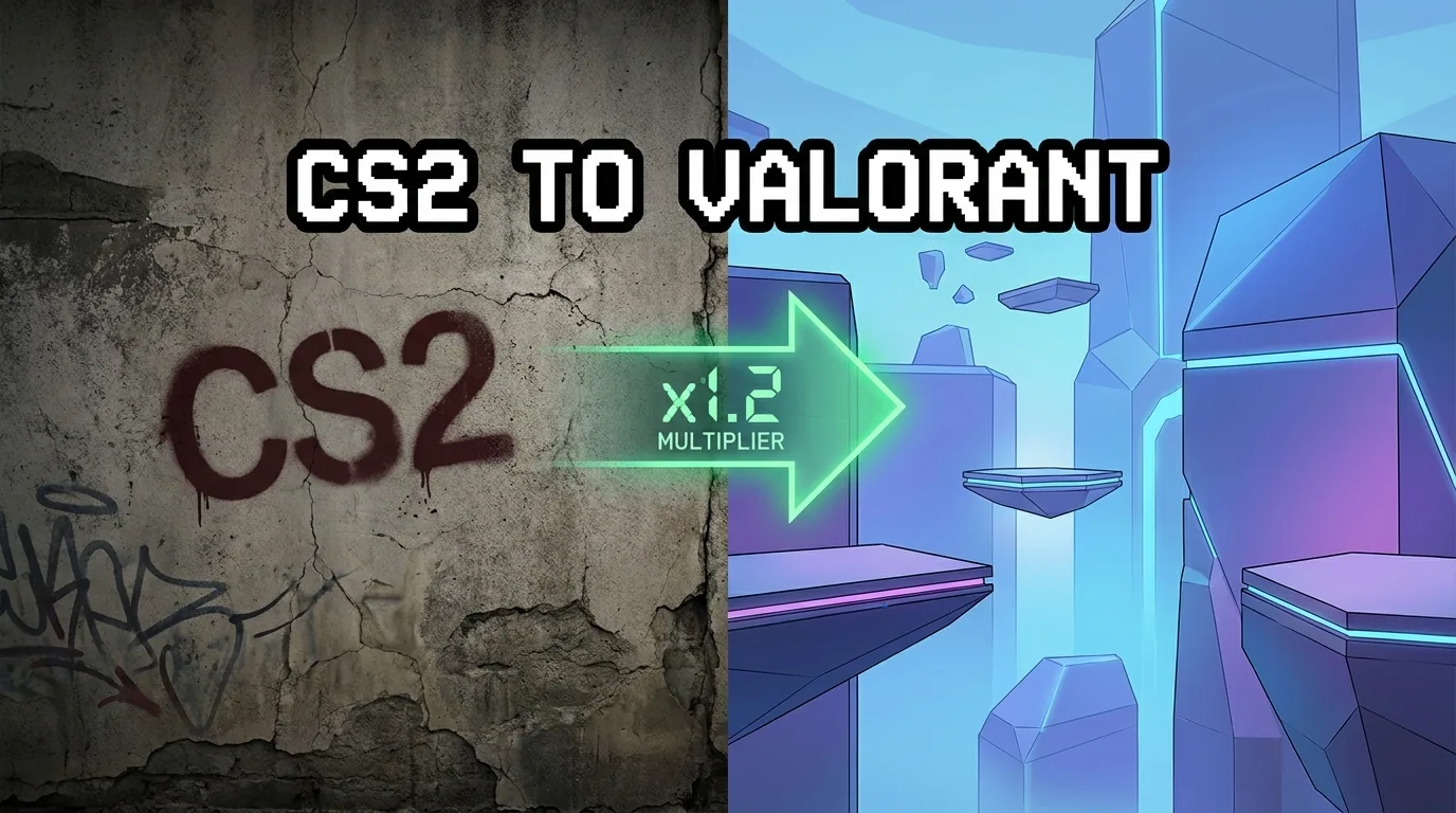 CS2 to Valorant Sensitivity: The Math Behind the 0.3143 Multiplier