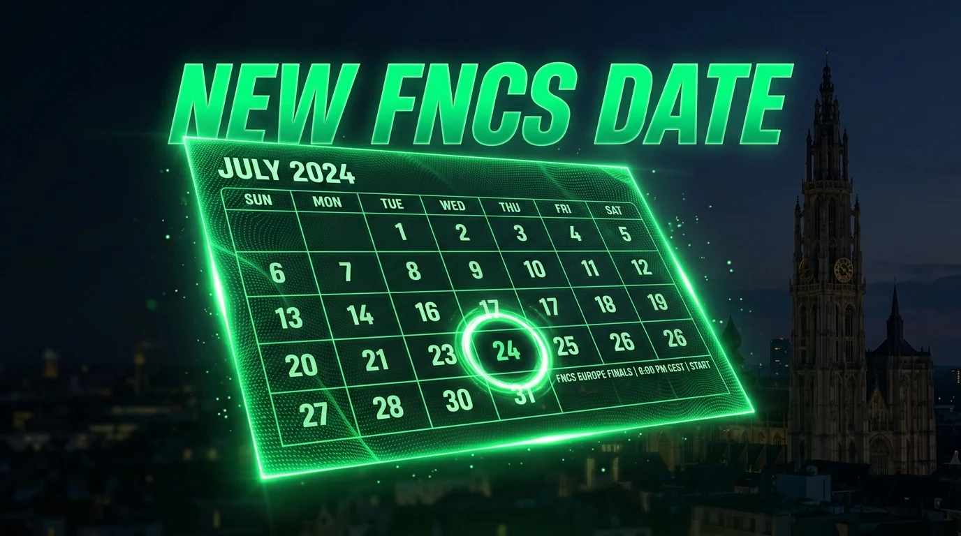 FNCS Global Championship Just Got a New Date — Everything About the $10M Antwerp Event
