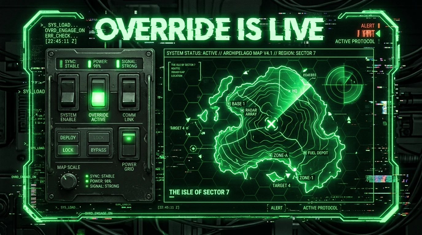 Fortnite Chapter 7 Season 4 "Override" Just Launched — Sens & Edit Settings for the New Map