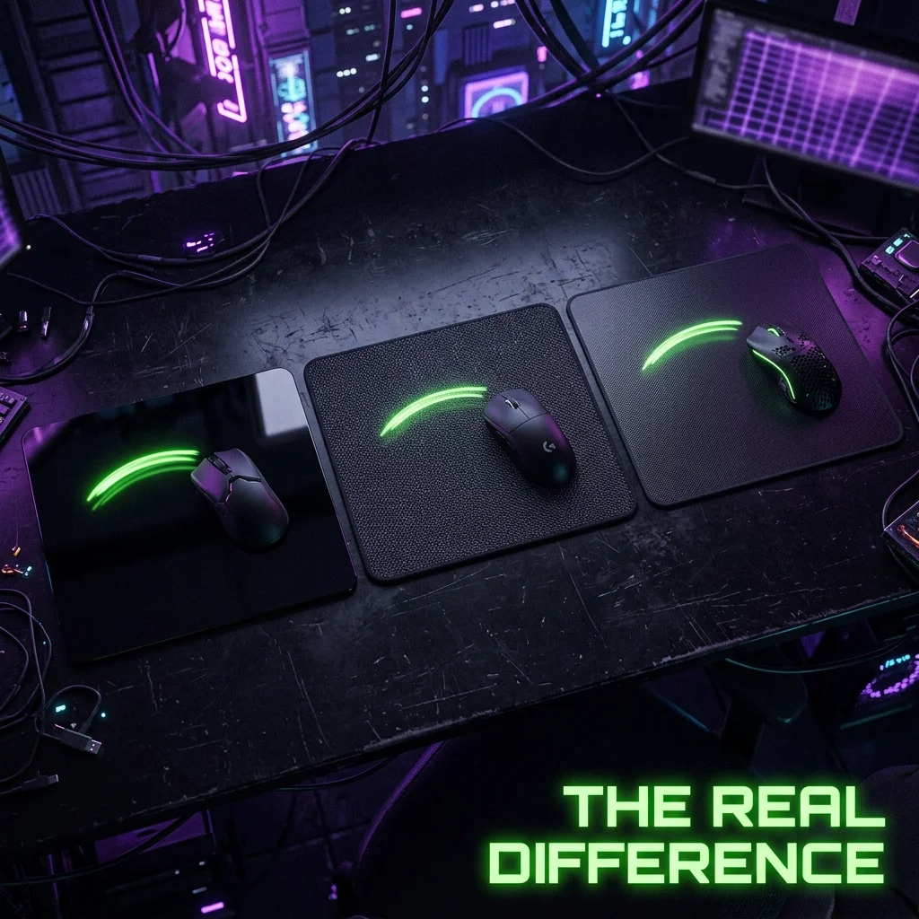 Glass vs Cloth vs Hybrid Mousepad: The Real Difference