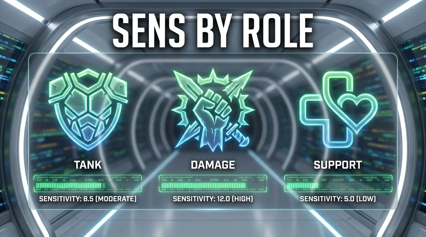 Overwatch 2 Sensitivity Settings by Role