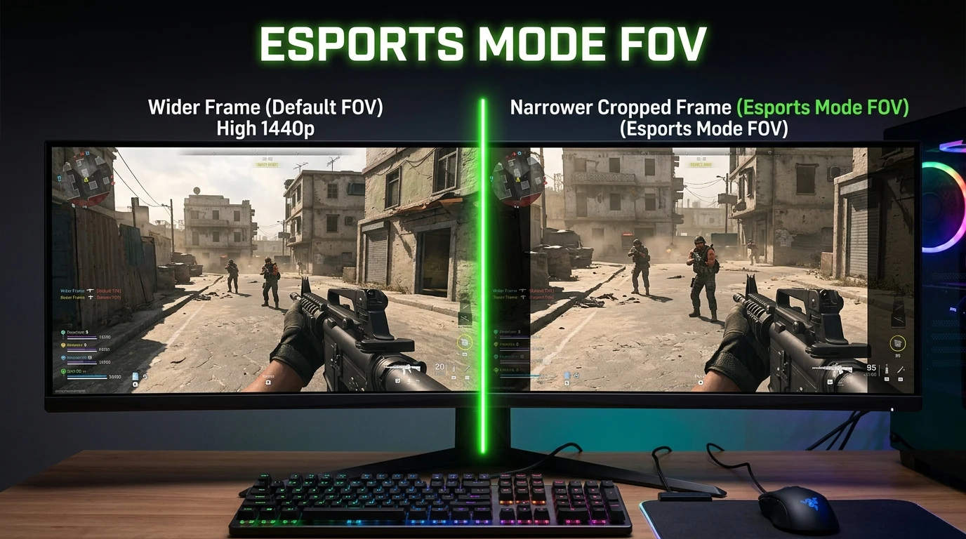 ViewSonic's New Monitor Has a 24.5-Inch Esports Mode Inside a 27-Inch Screen — Here's What That Means for FOV