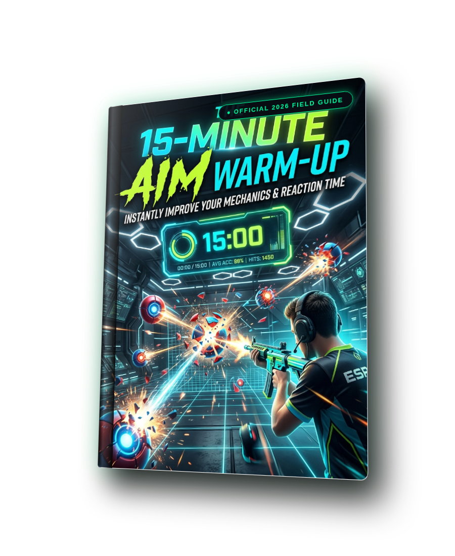 The 15-Minute Aim Warm-Up 3D Cover Mockup